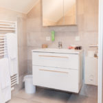 Luxurious bathrooms can be found in any of our hotel rooms.