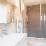The bathrooms in our hotel rooms leave nothing to be desired.