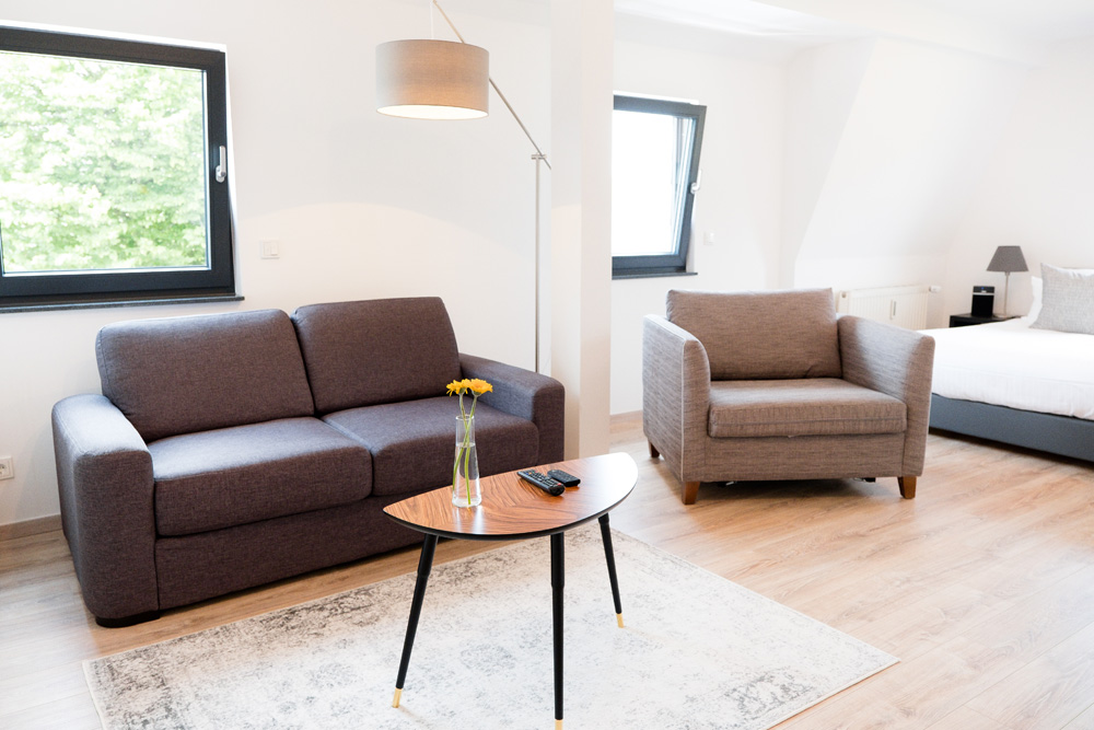 Luxurious suites at Apex Nürburg hotel.