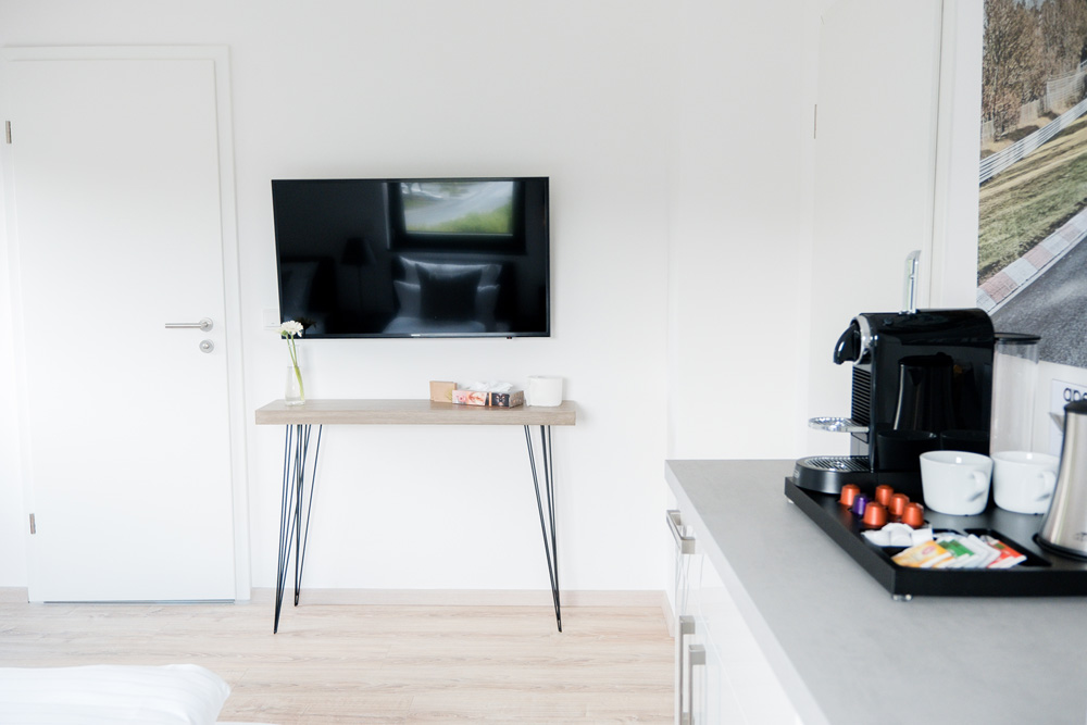 Nice flat screen TVs in all of our hotel rooms invite you to relax after an exciting time at the race track.